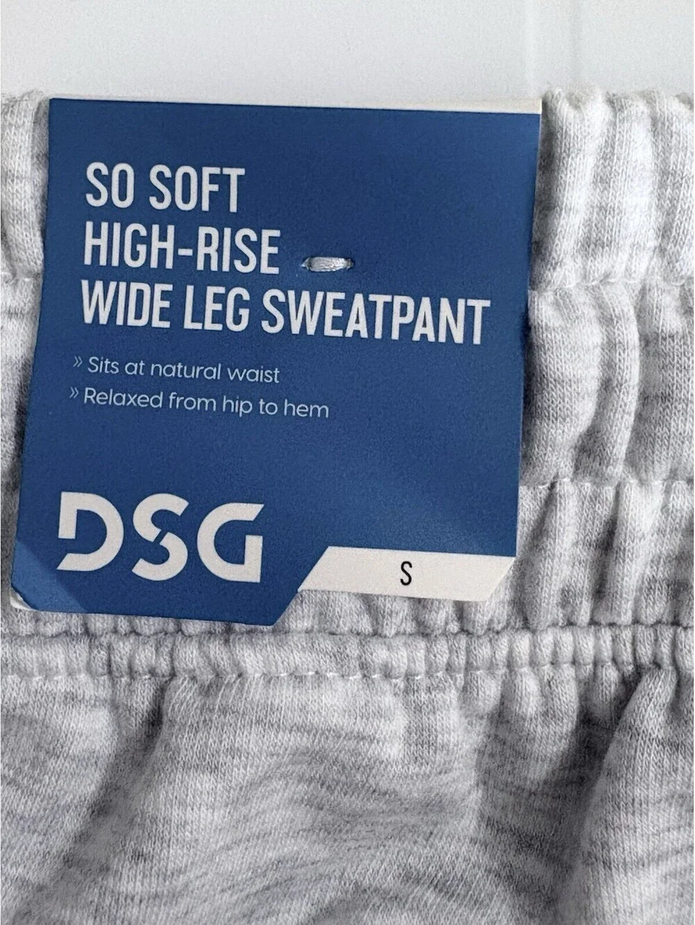 Sweatpants S Gray Heather DSG So Soft High-Rise Wide Leg Lounge Pants NWT